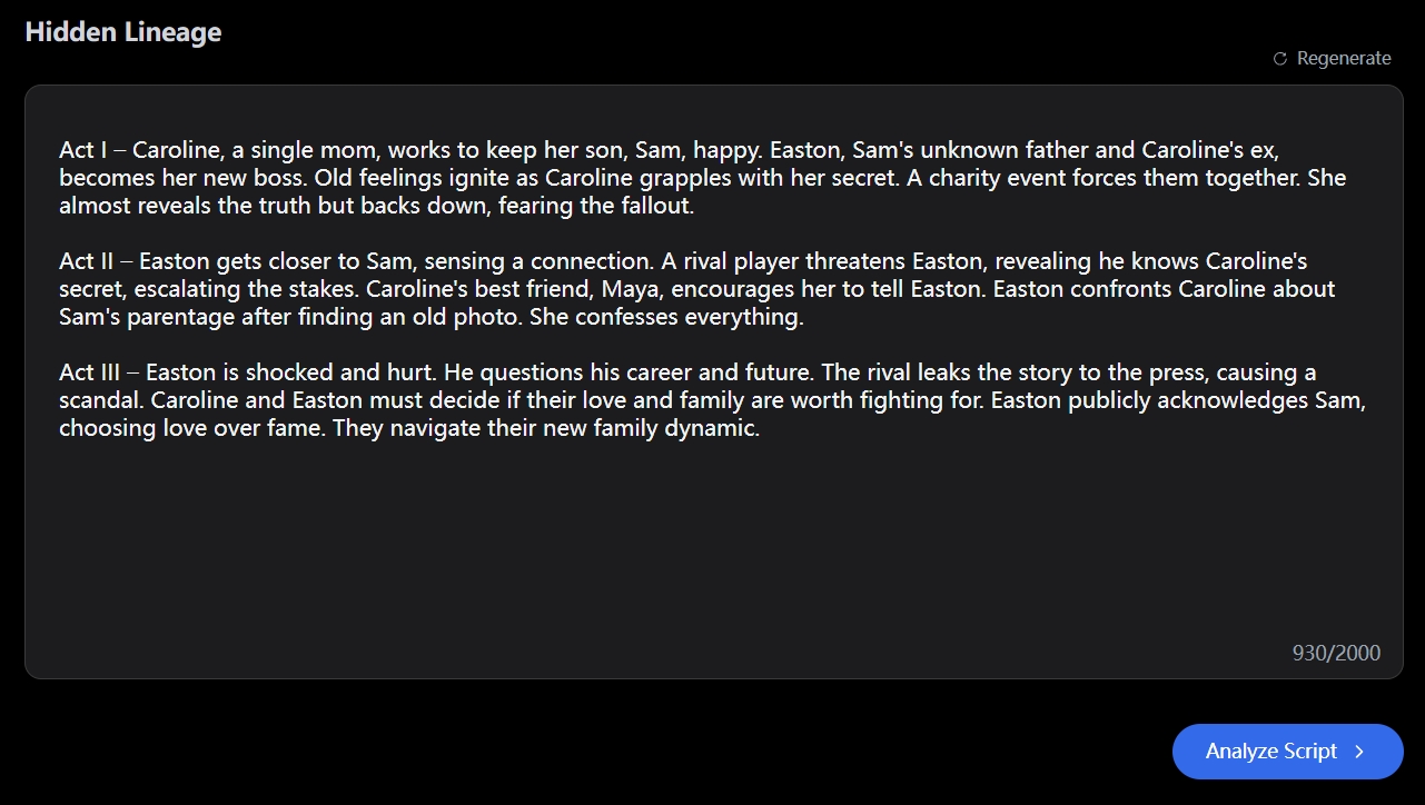 Storyline Generation & Iteration